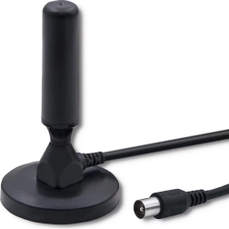 Antenna for digital TV DVB‑T2 with magnetic base
