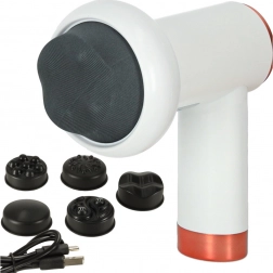 Brezžična masažna pištola 5-v-1 proti celulitu in za učvrstitev telesa