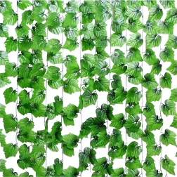 Set 12x edera artificiale – ghirlanda da parete e balcone, decorazione sospesa 27,6 m