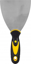 DELI stainless steel putty knife 100 mm (yellow)