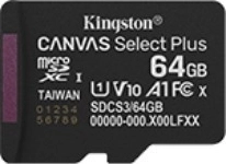 MicroSD Card 64GB Canvas Select+ G3