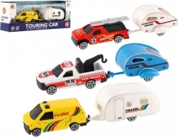 Car with Mini Caravan for Kids