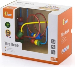 Labirinto di perline in legno per bambini