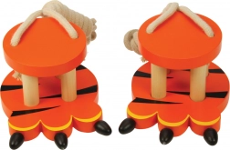 Wooden Walking Tiger Paws