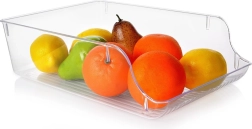 Organizer per frigorifero 35 × 22,5 × 10 cm – box in plastica trasparente
