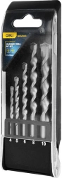Deli Tools Masonry Drill Bit Set 4–10 mm (5 pcs)
