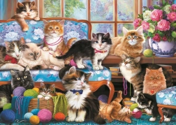 Puzzle TREFL Cat Family 500 pieces