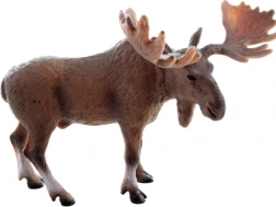 Figurine en plastique élan 13 cm