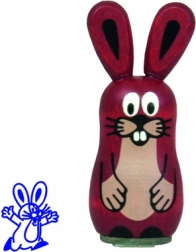 Timbro in Legno Coniglio Krteček e amici