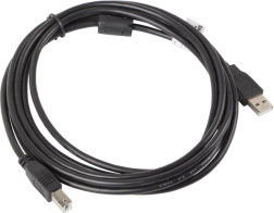 USB 2.0 kabel AM-BM 3M Lanberg črn