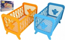 Lettino in plastica per bambole senza corredino