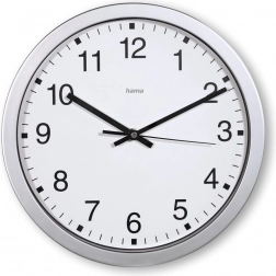 Wall Clock Mallorca Silver 30 cm