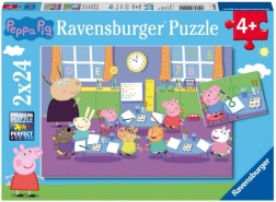 Ravensburger puzzel Peppa Pig 2×24 stukjes – klas