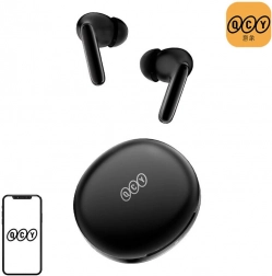 Auricolari in-ear wireless QCY T13 ANC2 con cancellazione attiva del rumore, neri