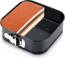 Granitni rasklopivi kvadratni kalup za pečenje 20 × 20 × 6,8 cm