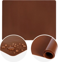 Silikonska radna podloga za tijesto 60 × 50 cm narančasta