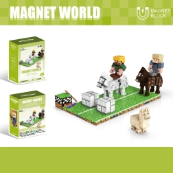 Stavebnice Magnet World Jízda na koni