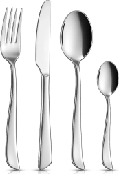 Stainless steel cutlery set for 6 people, 24 pieces ORION