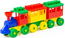 Set di trenini in plastica colorata per bambini dai 3+ anni