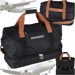 Travel sports bag 58 × 34 cm black