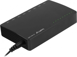 Switch gigabit Lanberg a 8 porte DSP2 con alimentazione 12 V