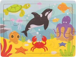 Wooden Sea Creatures Puzzle for Children
