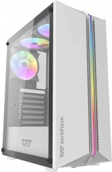 darkFlash DK151 ARGB computer case, white