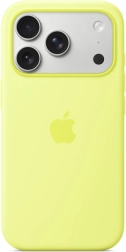 Silicone Case with MagSafe for iPhone 17 Pro – Neon Yellow
