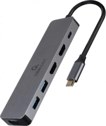 USB-C Adapter USB-C Hub PD HDMI x2 USB 3.0x3