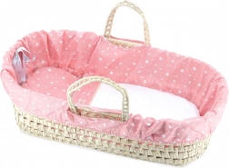 Petitcollin draagtas van raffia Corail Étoilé voor poppen