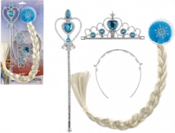 Set di bellezza Principessa di Ghiaccio con corona e scettro