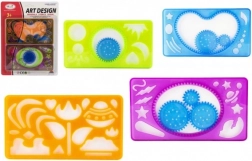 Plastic Drawing Stencils 23x29 cm