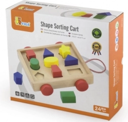 Wooden Shape Sorter - Cart