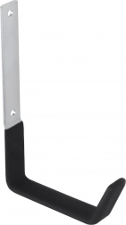 Wall-mounted steel hook for bikes, tires, and tools MACLEAN (2 pcs)