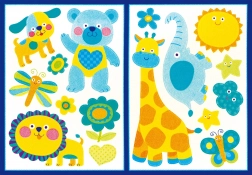 Small Foot Animal Stickers