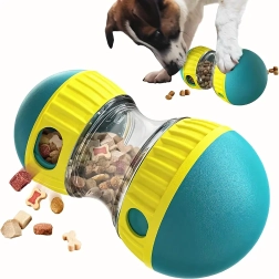 interactive dog treat dispenser slow-feeding feeder