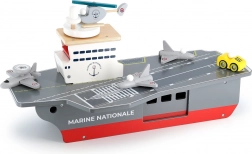 Vilac portaerei in legno con accessori