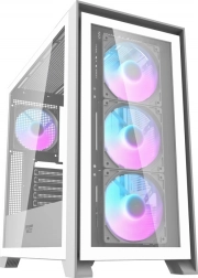 Case per PC Darkflash DRX90 glass bianca