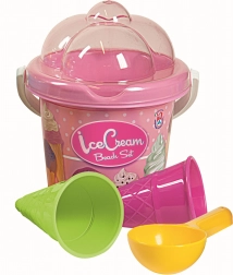Androni set da sabbia Gelato – piccolo, rosa