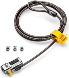 ClickSafe 3-i-1 bærbarslås, kombination T-Bar, Nano, Wedge