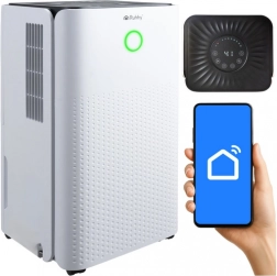 Odvlhčovač vzduchu RUHHY s Wi‑Fi, 12 l/24 h, tichý kondenzanční odvlhčovač s hygrostatem a časovačem