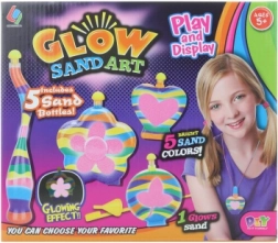Realizzazione di boccette con sabbia luminosa – set creativo per bambini