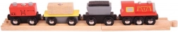 Bigjigs Rail treno merci con binari