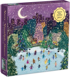 Galison Puzzle Skating by Moonlight 500 Pieces