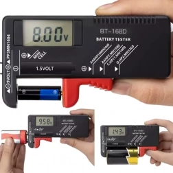 Digital battery tester with LCD display