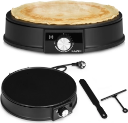Crêpière électrique 1200 W KADEN avec surface antiadhésive 30 cm