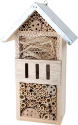Kleine houten insectenhotel Stad