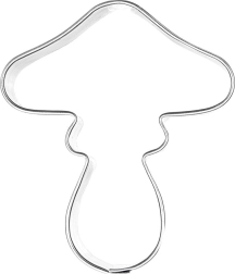 Stainless Steel Mushroom Cookie Cutter 6 cm