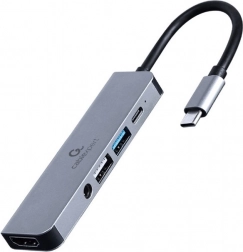 Adattatore USB‑C 5‑in‑1 con PD, HDMI, audio, USB 3.1 e USB 2.0