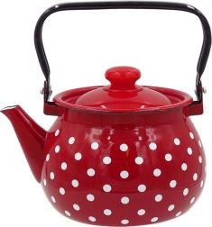 Geëmailleerde ketel met stippen 2,5 l TORO